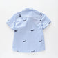 Whale Time Collared Shirt Ollies Place