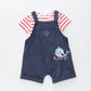 Whale-y Cute Baby Overalls Set Ollies Place