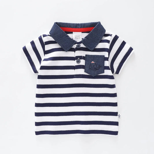 Whale-y Cute Polo Top Ollies Place