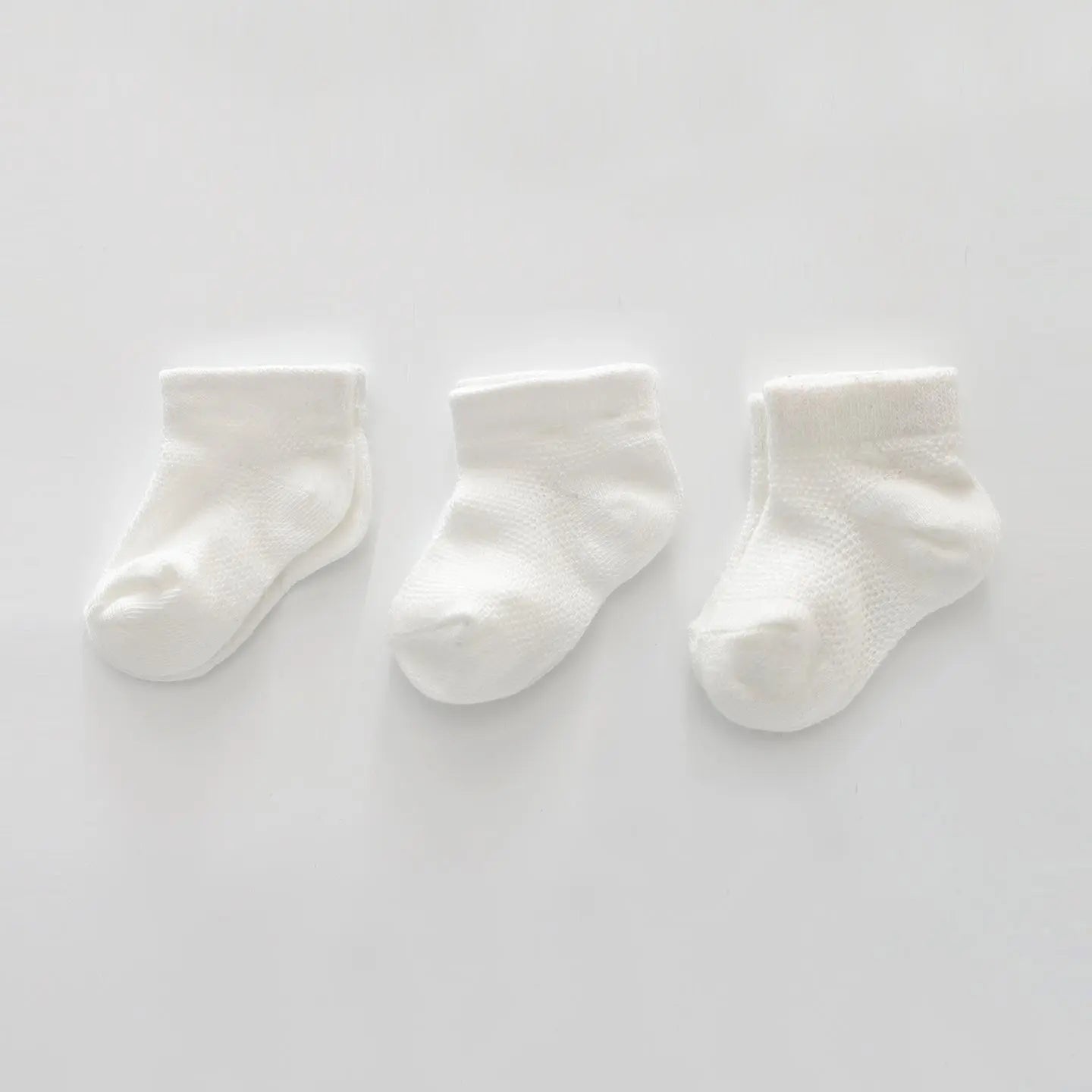 White Baby Ankle Socks 3 Pk Ollies Place