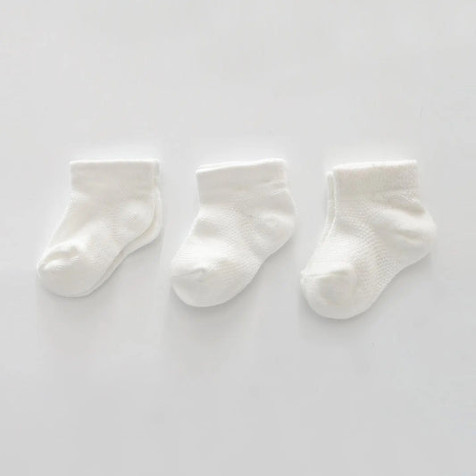 White Baby Ankle Socks 3 Pk Ollies Place