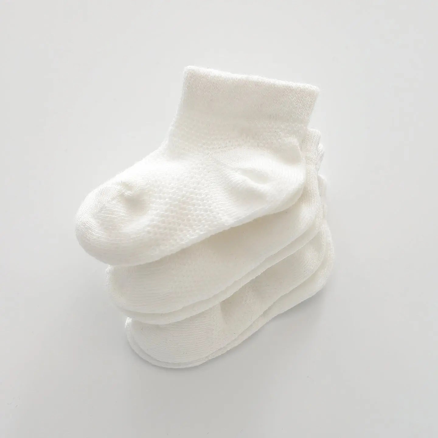 White Baby Ankle Socks 3 Pk Ollies Place