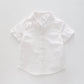 White Cotton Collared Shirt Ollies Place