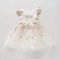 White Embroidered Floral Party Dress Ollies Place