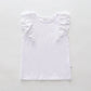 White Eyelet Trim Top Ollies Place