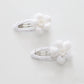 White Flower Hair Clips 2 Pack Ollies Place