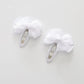 White Layered Bow Hair Clips 2 Pack Ollies Place