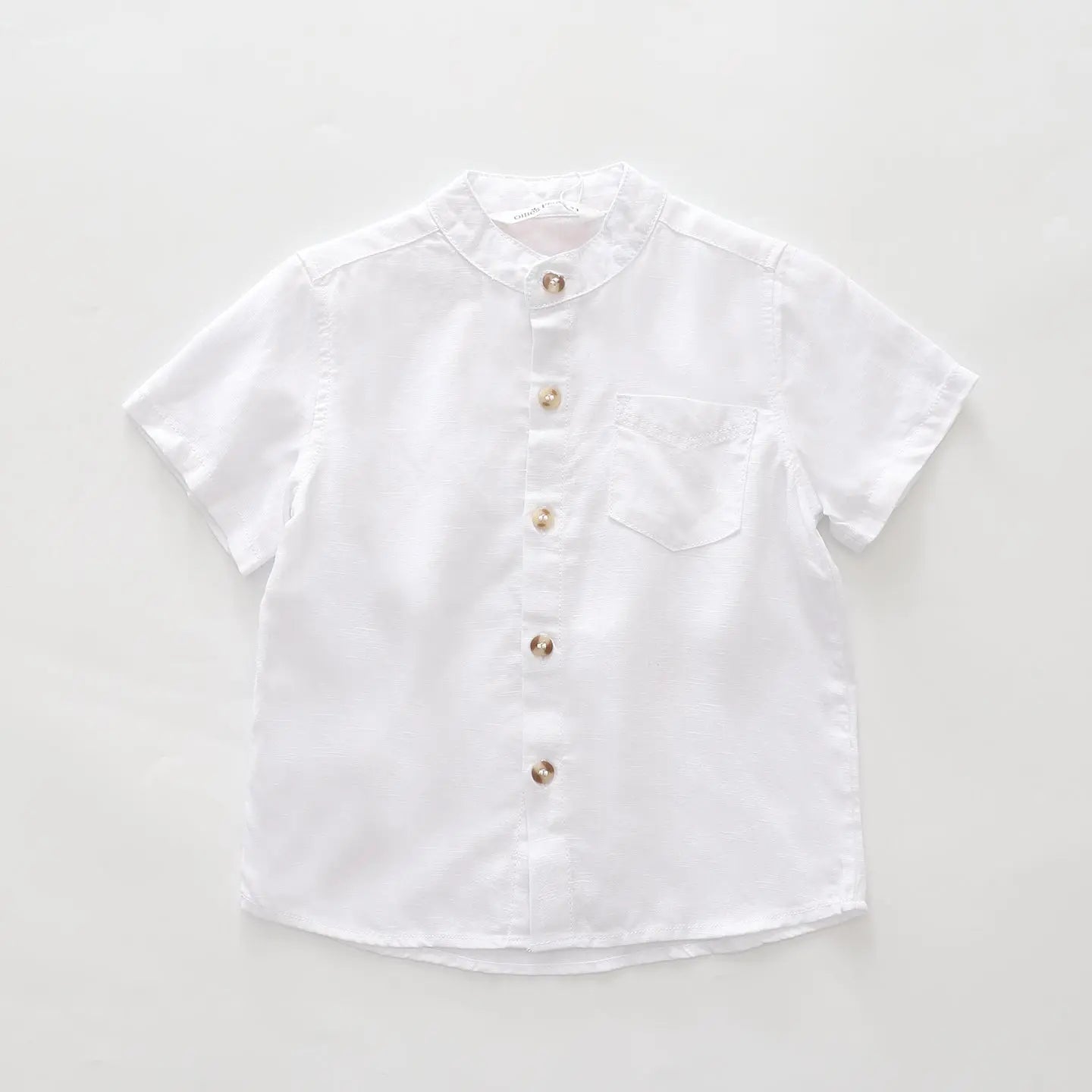 White Linen Grandpa Shirt Ollies Place