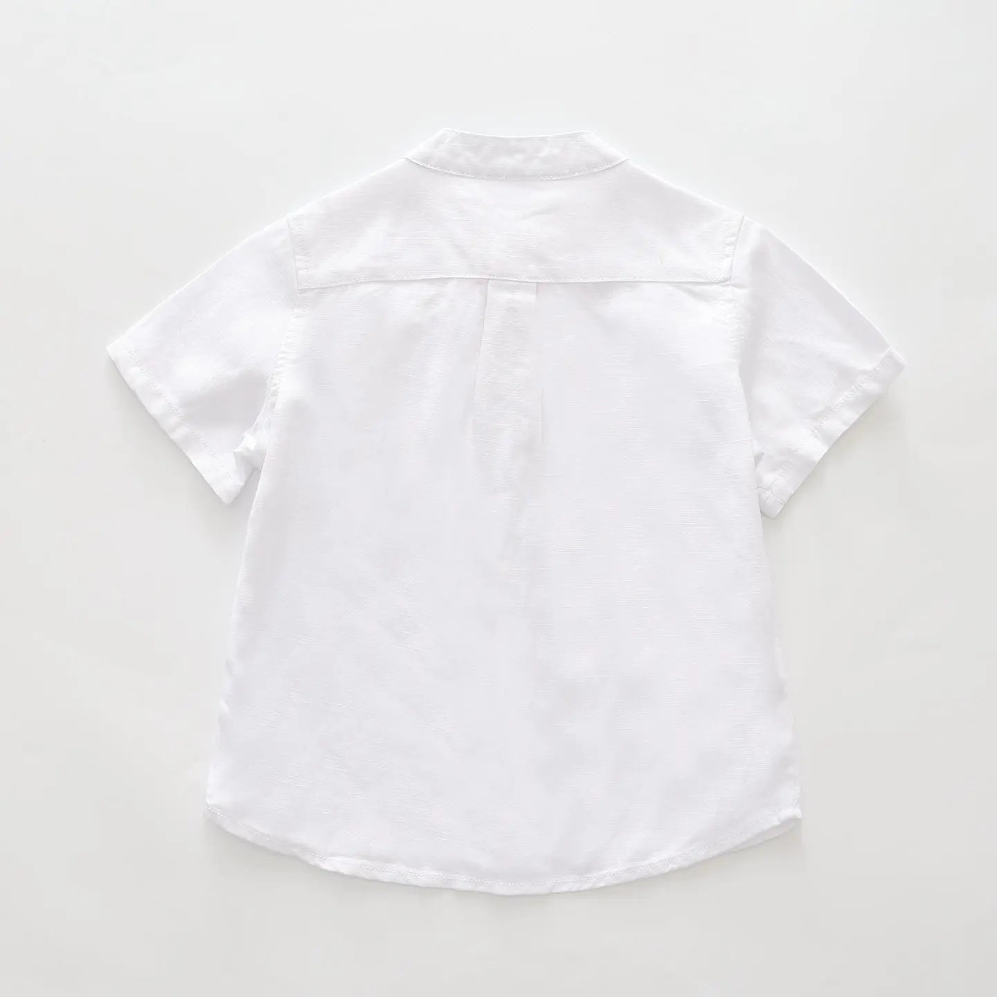 White Linen Grandpa Shirt Ollies Place