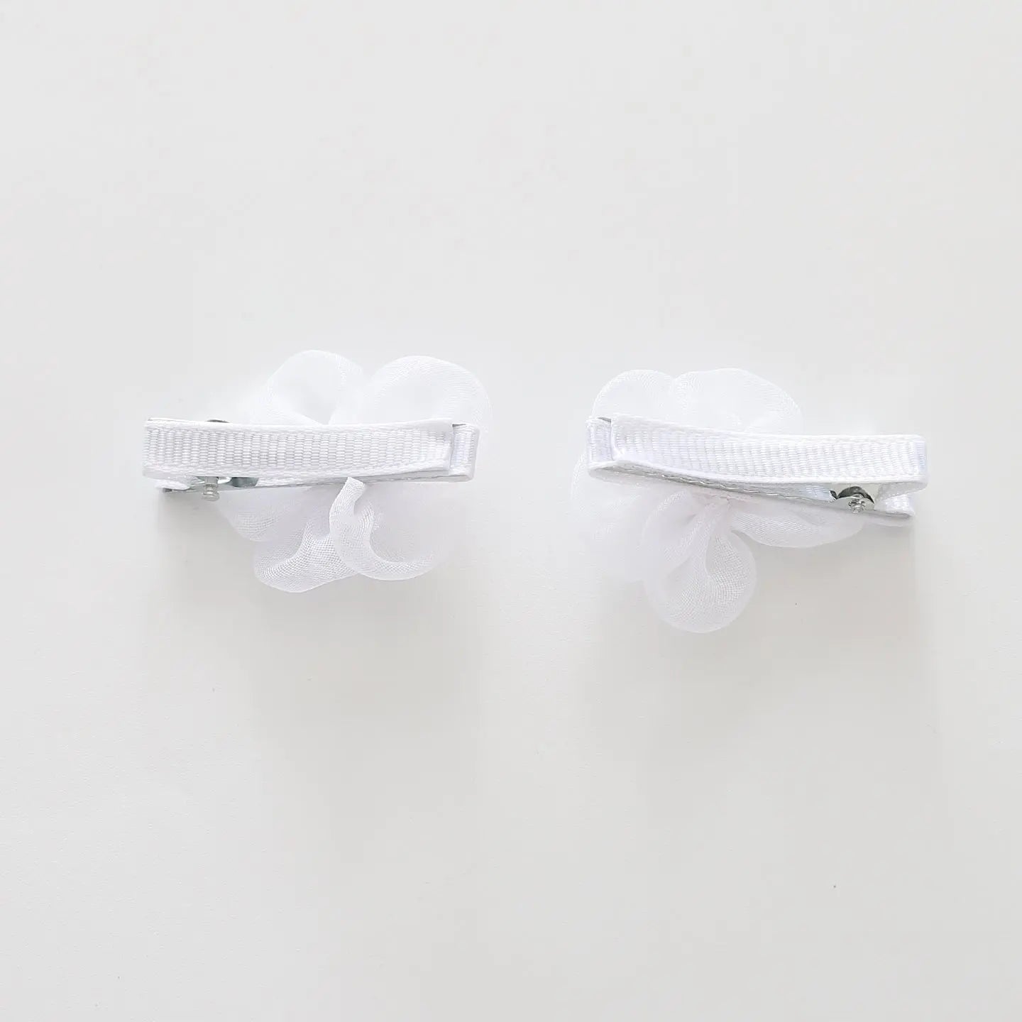 White Pearl Flower Hair Clips 2 Pack Ollies Place