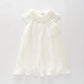 White Pleated Party Dress Ollies Place