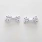 White Polka Dot Bow Hair Clips 2 Pack Ollies Place