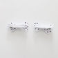 White Polka Dot Bow Hair Clips 2 Pack Ollies Place