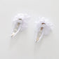White Rosette Hair Clips 2 Pack Ollies Place