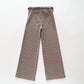 Wide Leg Check Pant Ollies Place