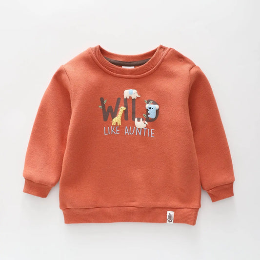 Wild Like Auntie Sweatshirt Ollies Place