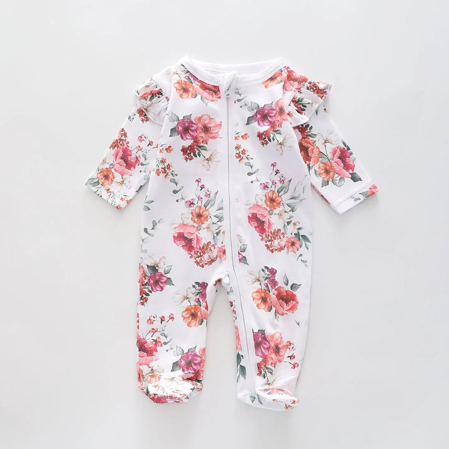 Winter Floral, Baby Girl Bodysuit Ollies Place