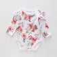 Winter Floral, Baby Girl Romper Ollies Place