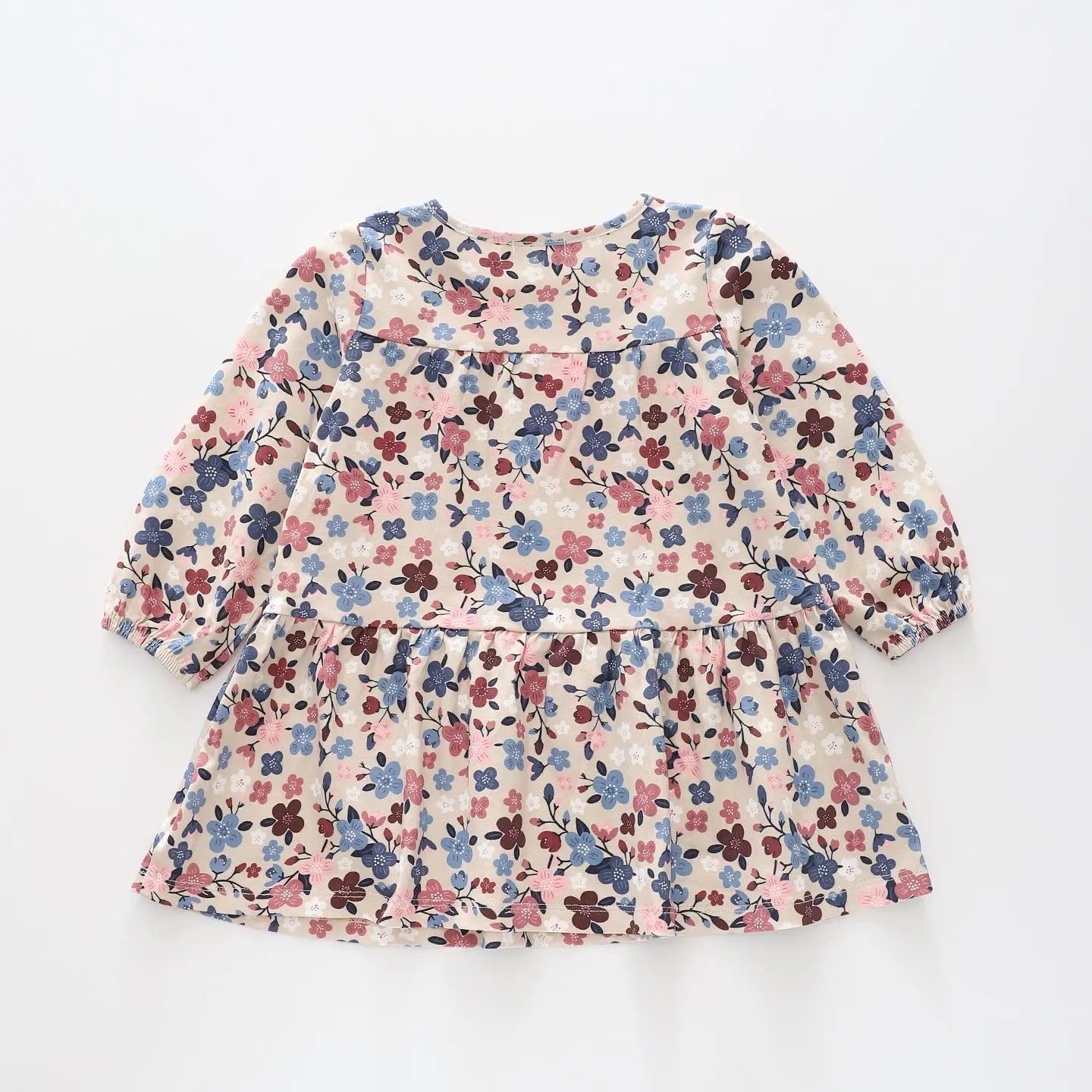 Winter Florals LS Dress Ollies Place