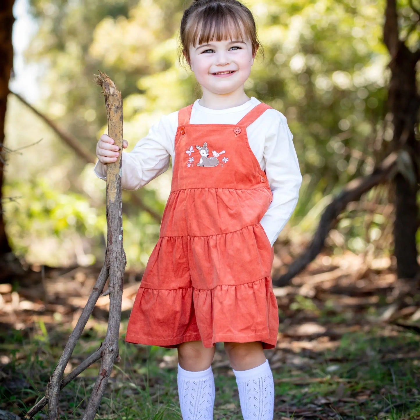 Woodlands Corduroy Dress Set Ollies Place