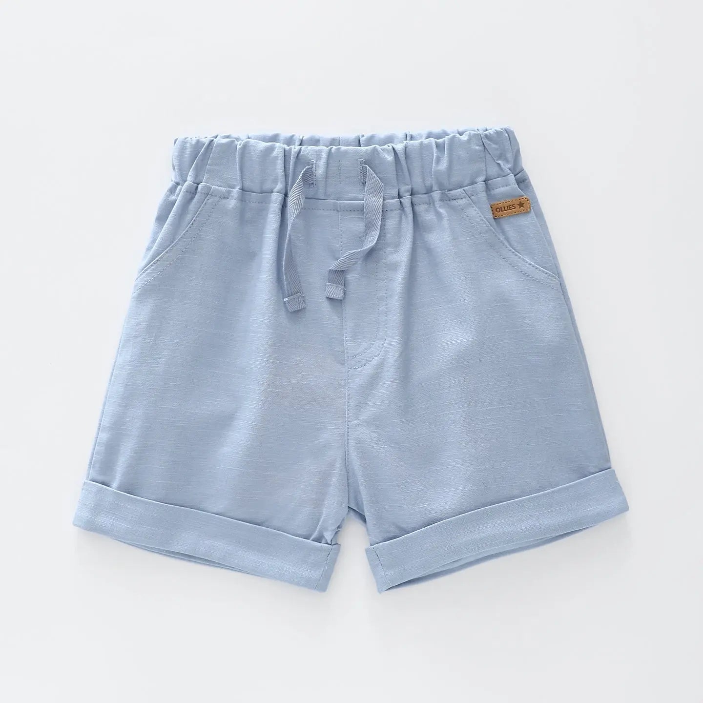 Woven Powder Blue Shorts, Ollies Place
