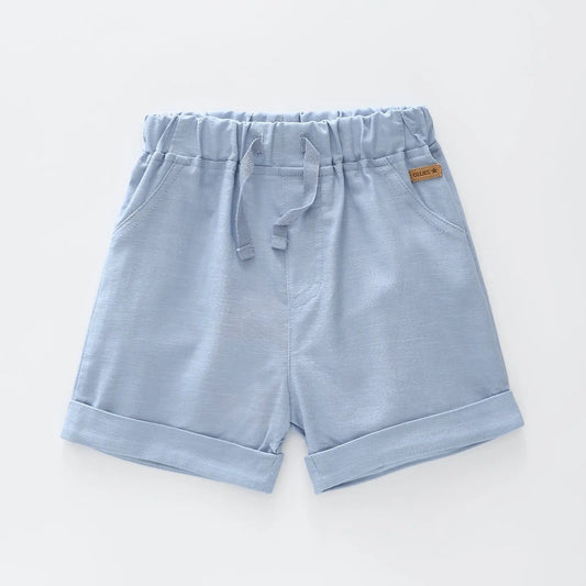 Woven Powder Blue Shorts Ollies Place