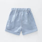 Woven Powder Blue Shorts Ollies Place