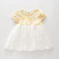 Yellow Ditsy Floral Dress Ollies Place