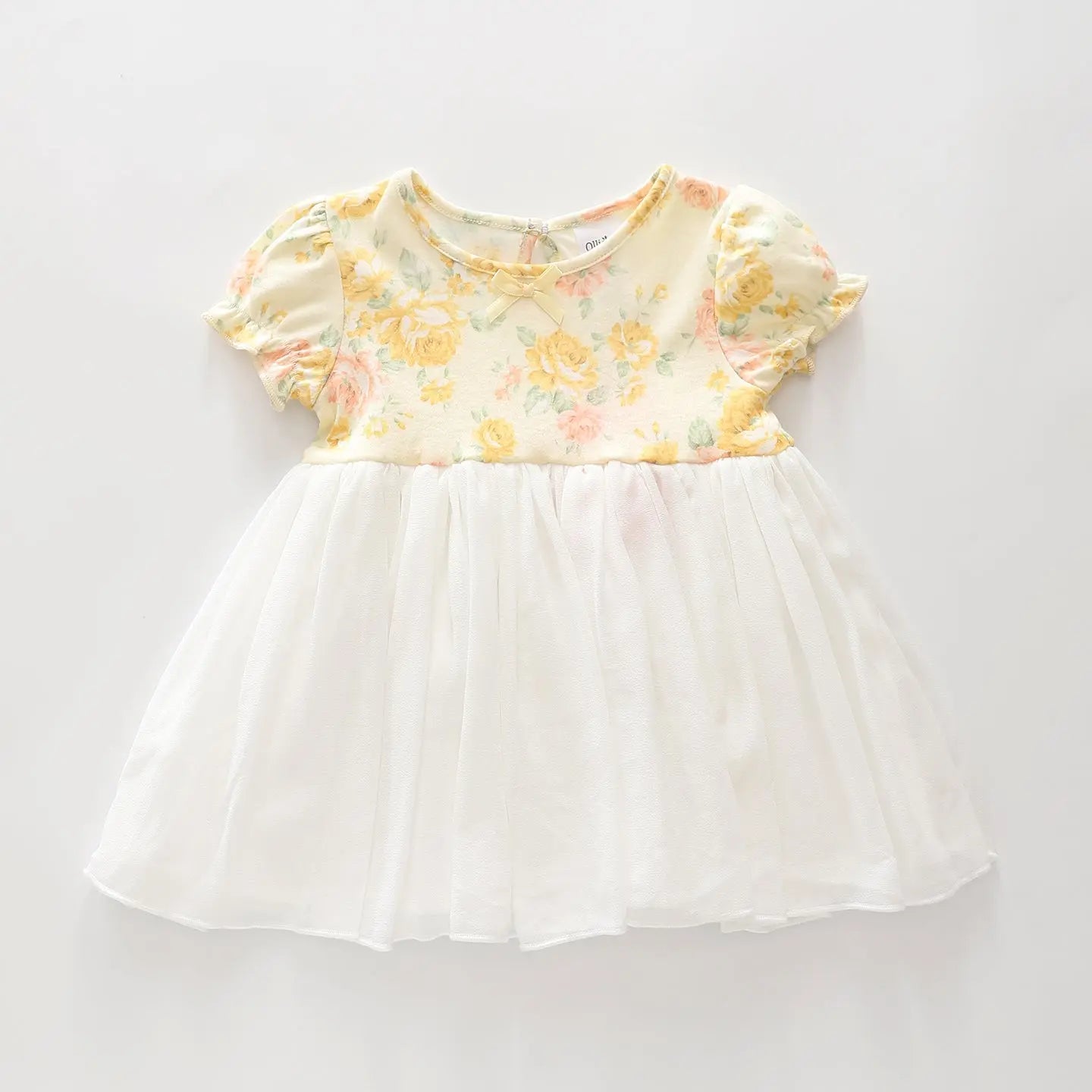 Yellow Ditsy Floral Dress Ollies Place