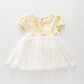 Yellow Ditsy Floral Dress Ollies Place