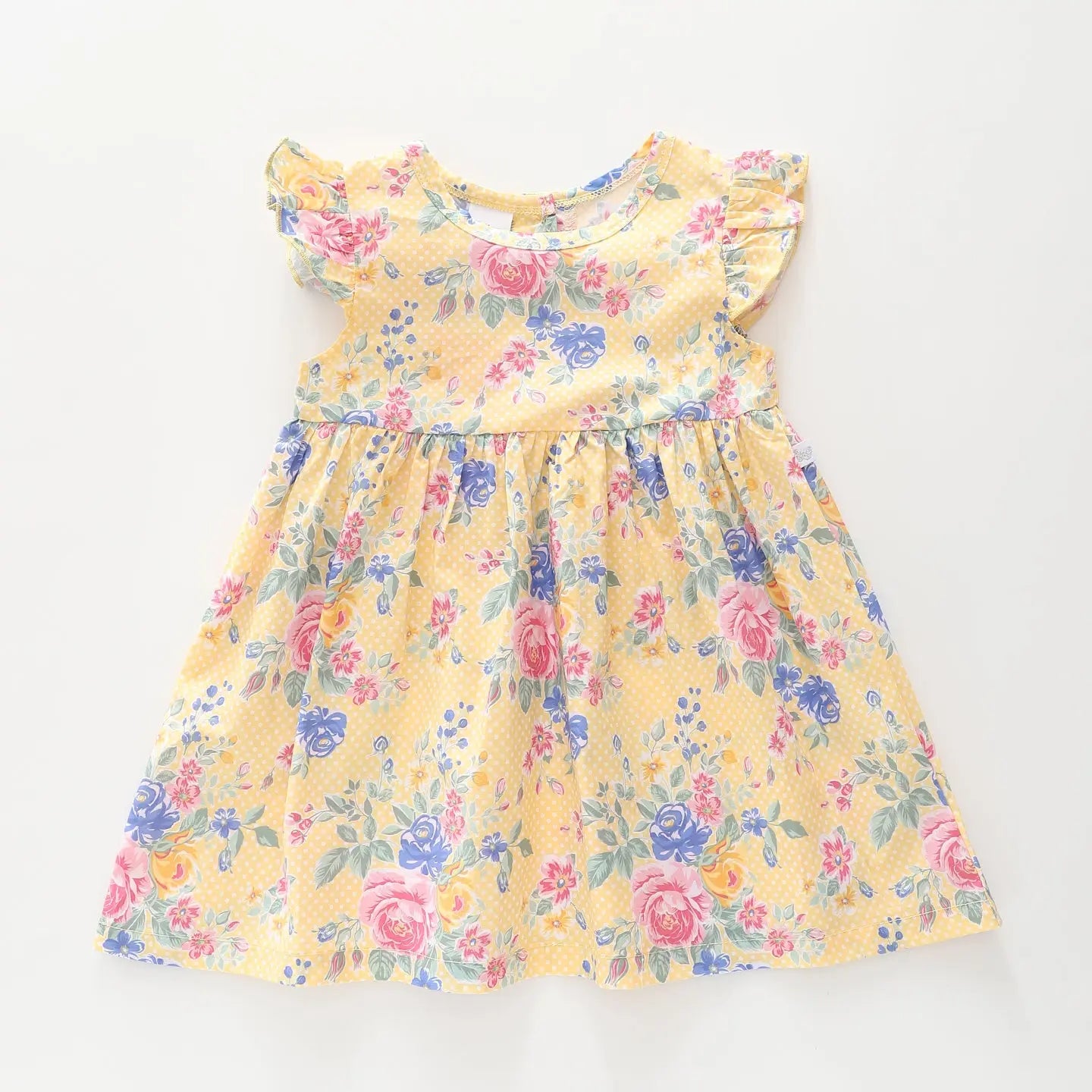 Yellow Floral Dress Ollies Place