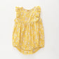 Yellow Floral Romper Ollies Place