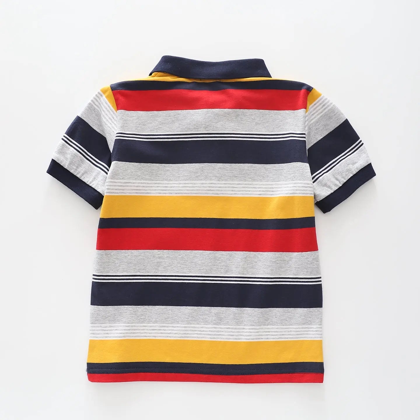 Yellow Striped Polo Tee Ollies Place