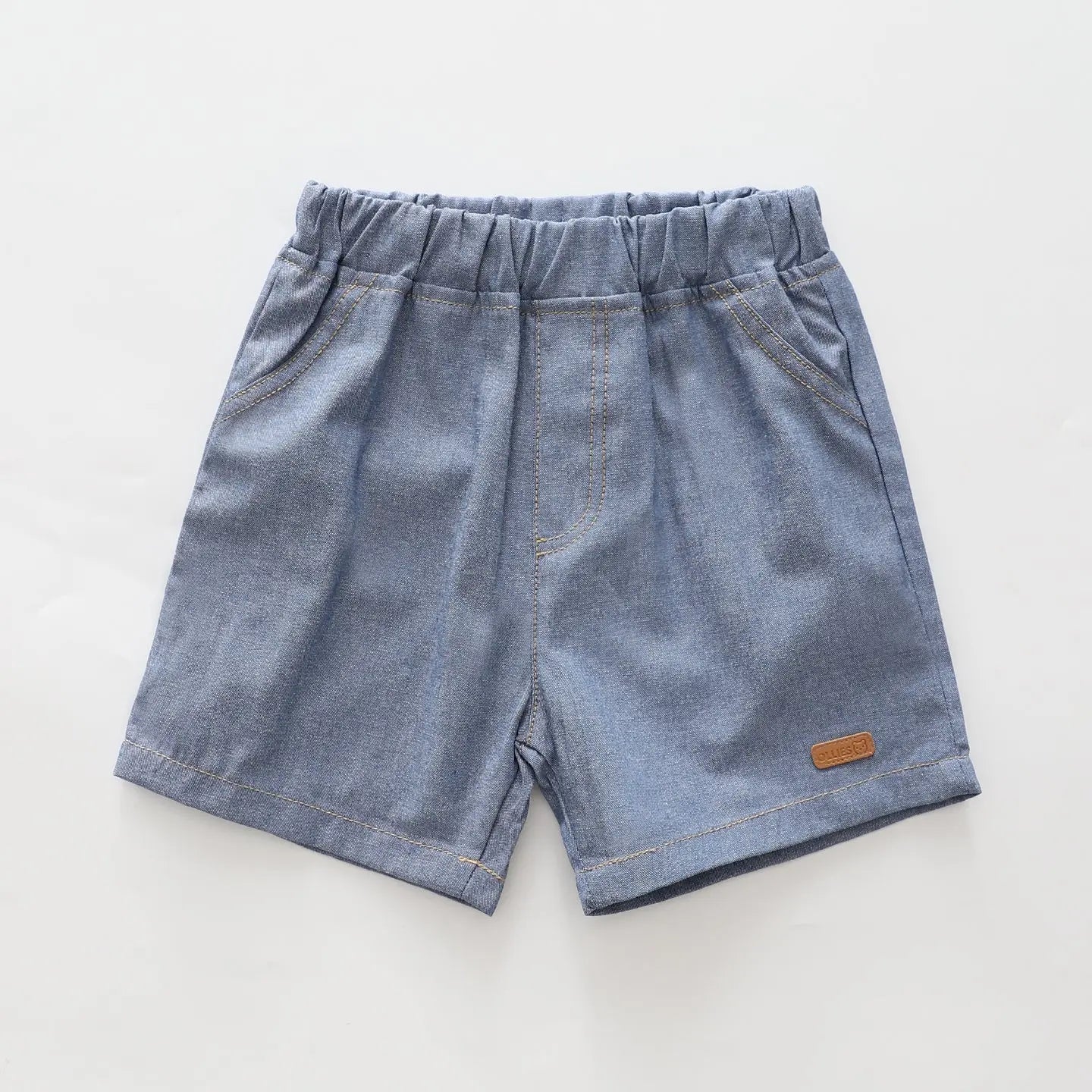 baby-boys-blue-chambray-shorts Ollies Place