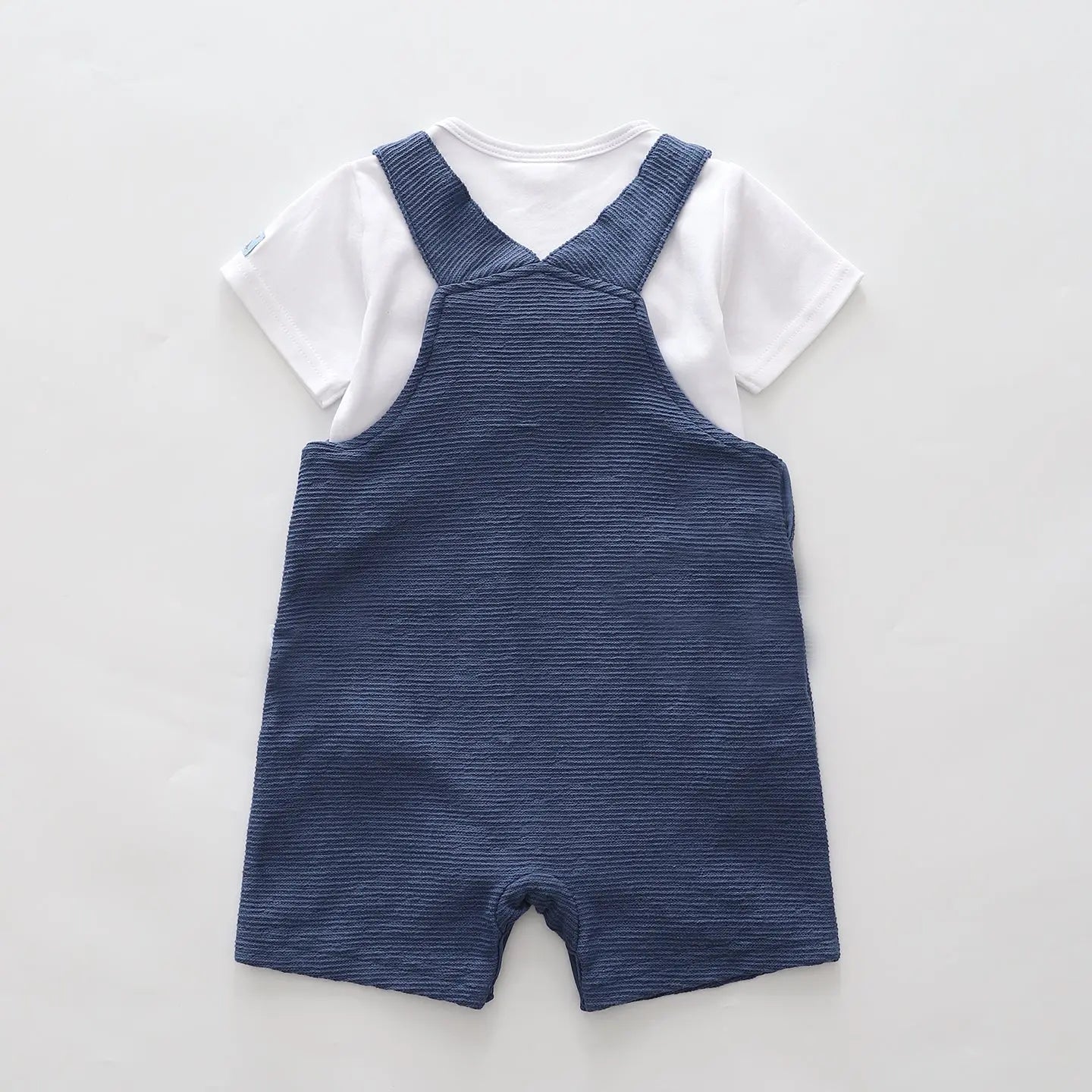 baby-boys-dino-blues-shortalls-set Ollies Place