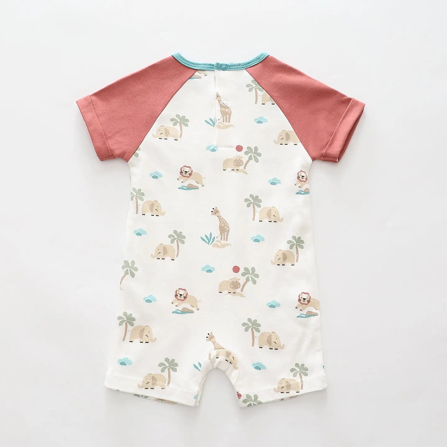 baby-boys-safari-paws-short-romper Ollies Place