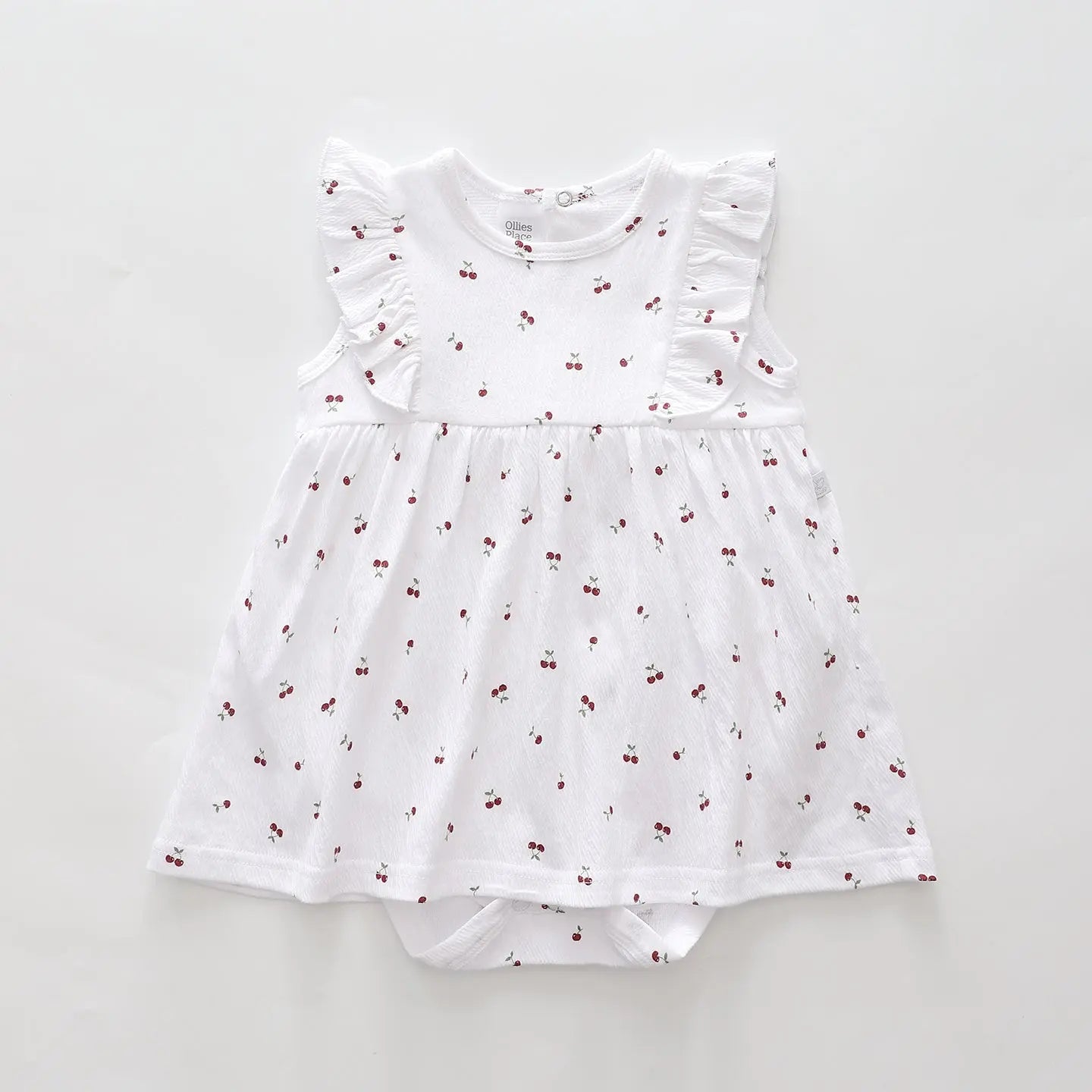 baby-cherry-print-romper-dress Ollies Place