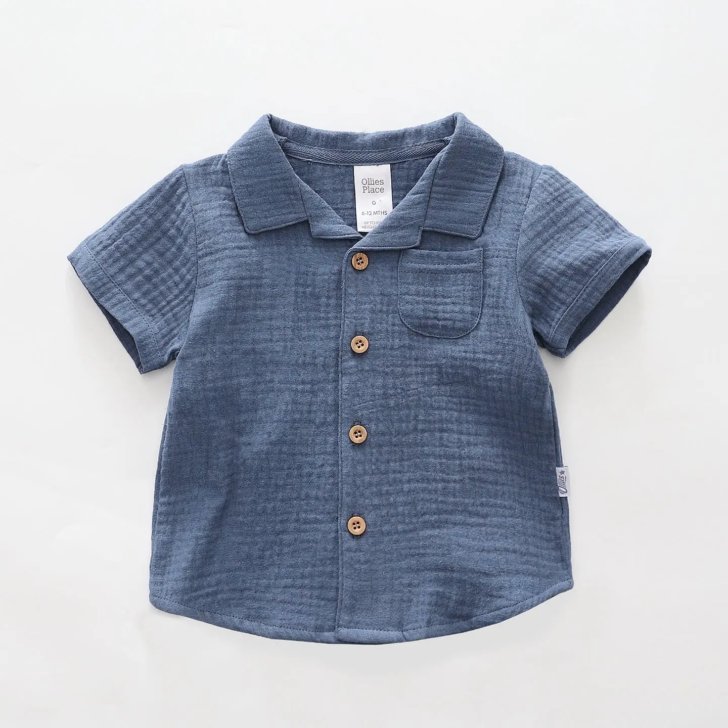 blue-cheesecloth-collared-shirt Ollies Place