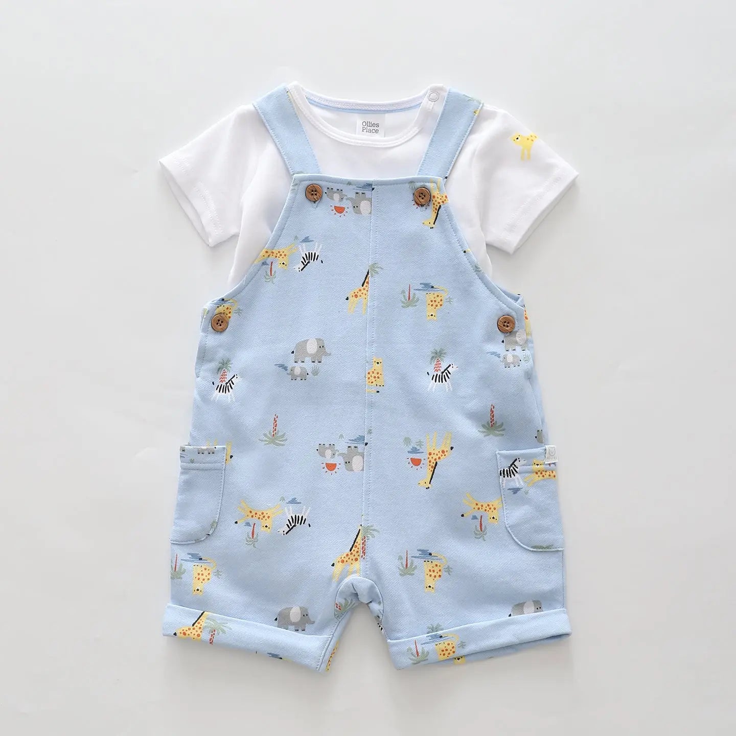 boy-happy-little-herd-shortalls-set Ollies Place