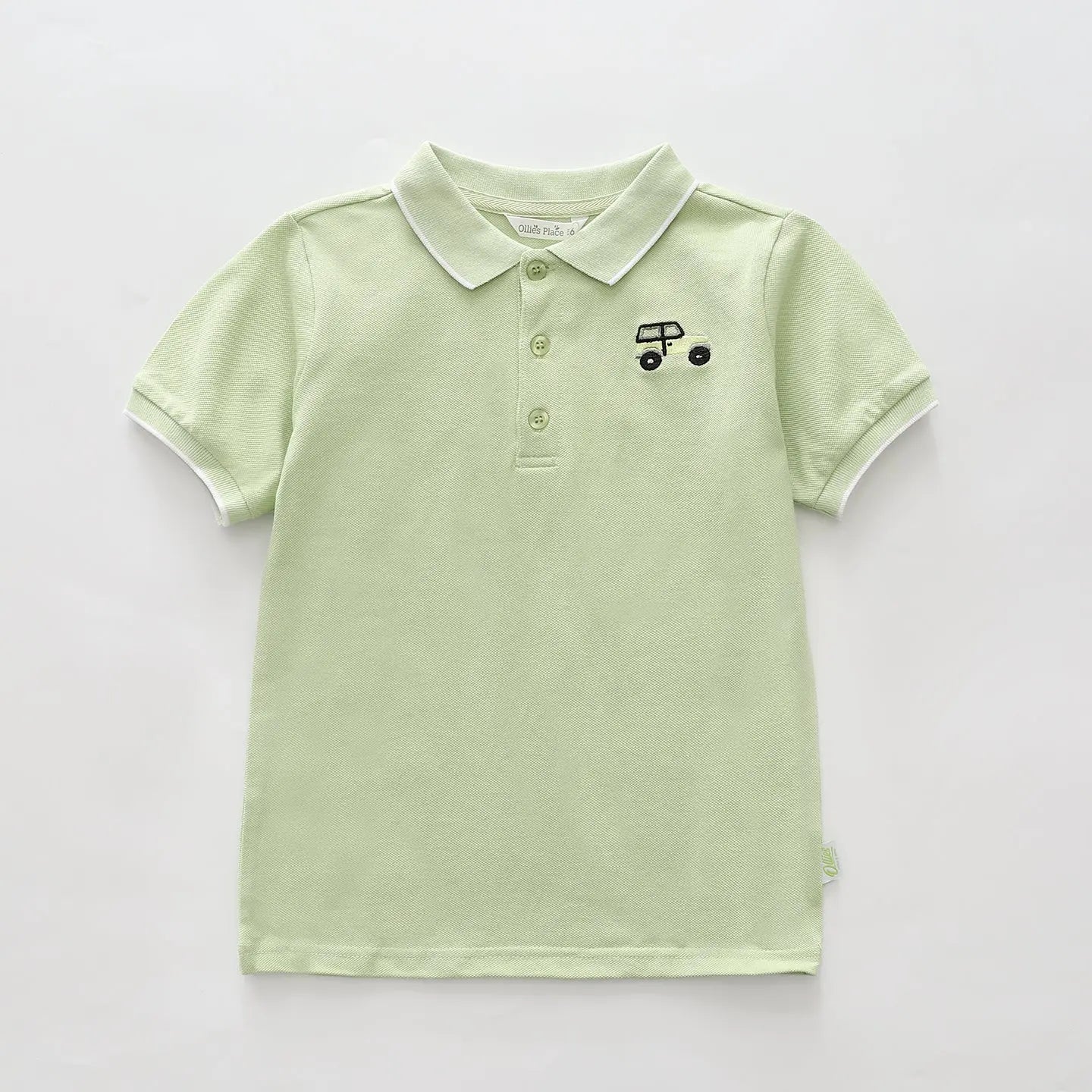 boys-green-pique-henley-tee Ollies Place