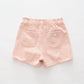 girls-peachy-pink-denim-shorts Ollies Place