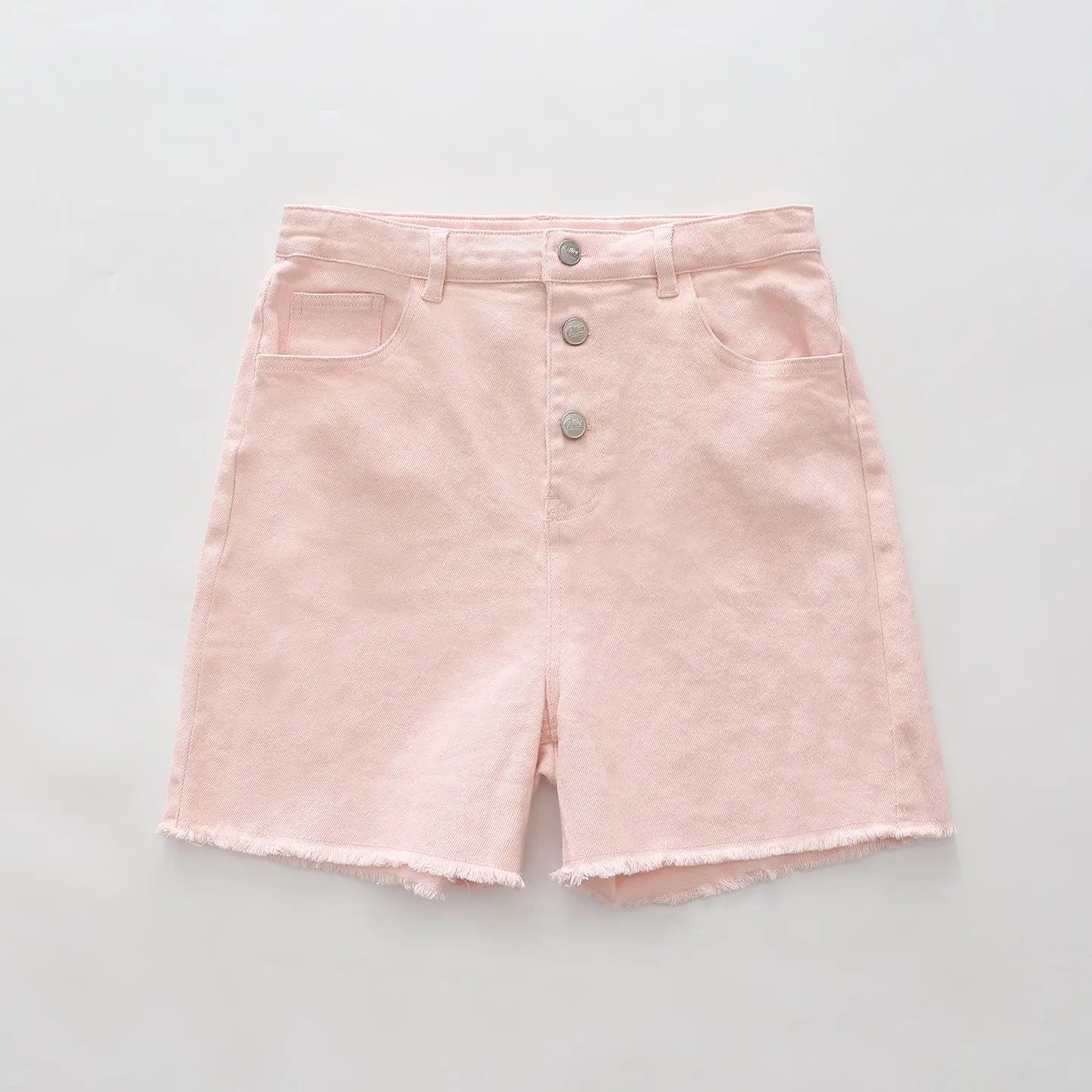 girls-pink-frayed-denim-shorts Ollies Place