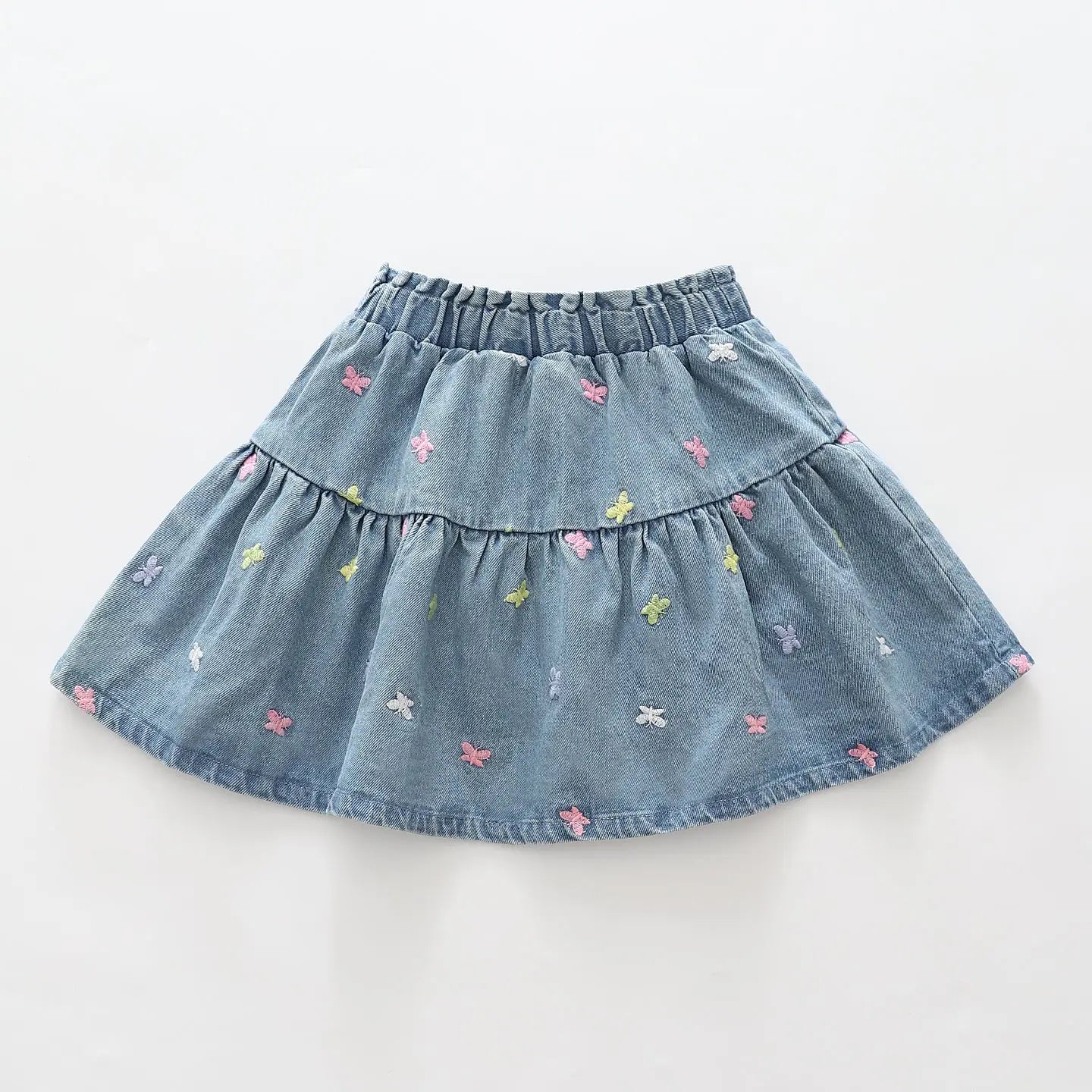 junior-girls-butterfly-denim-skirt Ollies Place