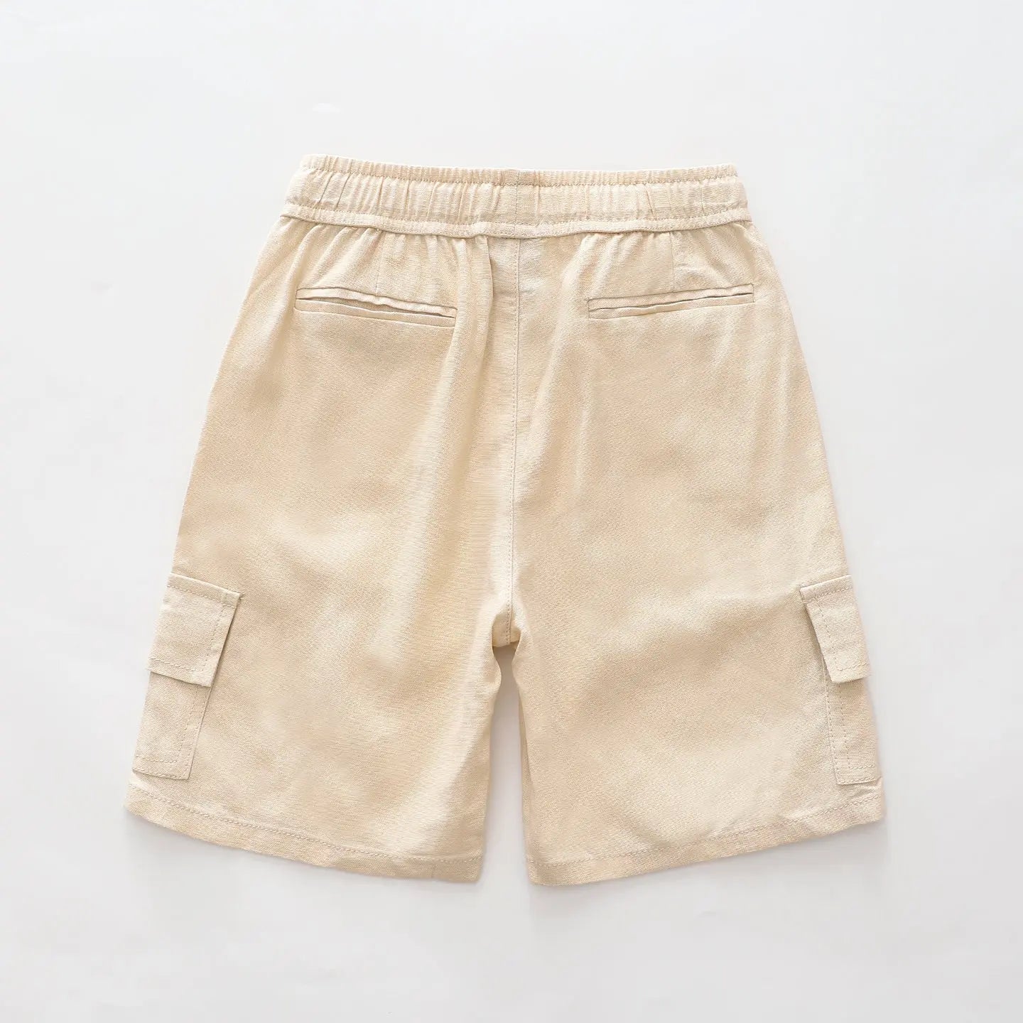 linen-blend-cargo-shorts Ollies Place