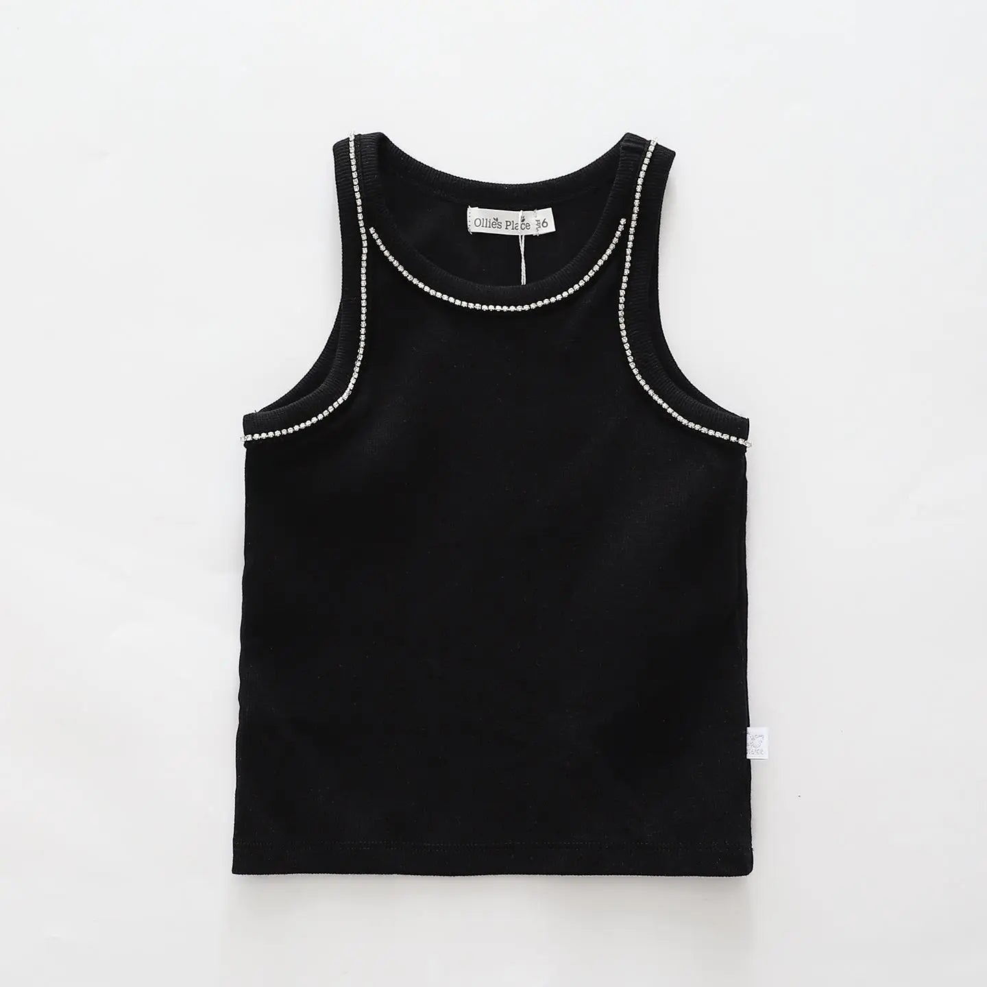 older-girls-black-diamonte-tank-top Ollies Place
