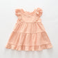 peachy-tiered-cheesecloth-dress Ollies Place