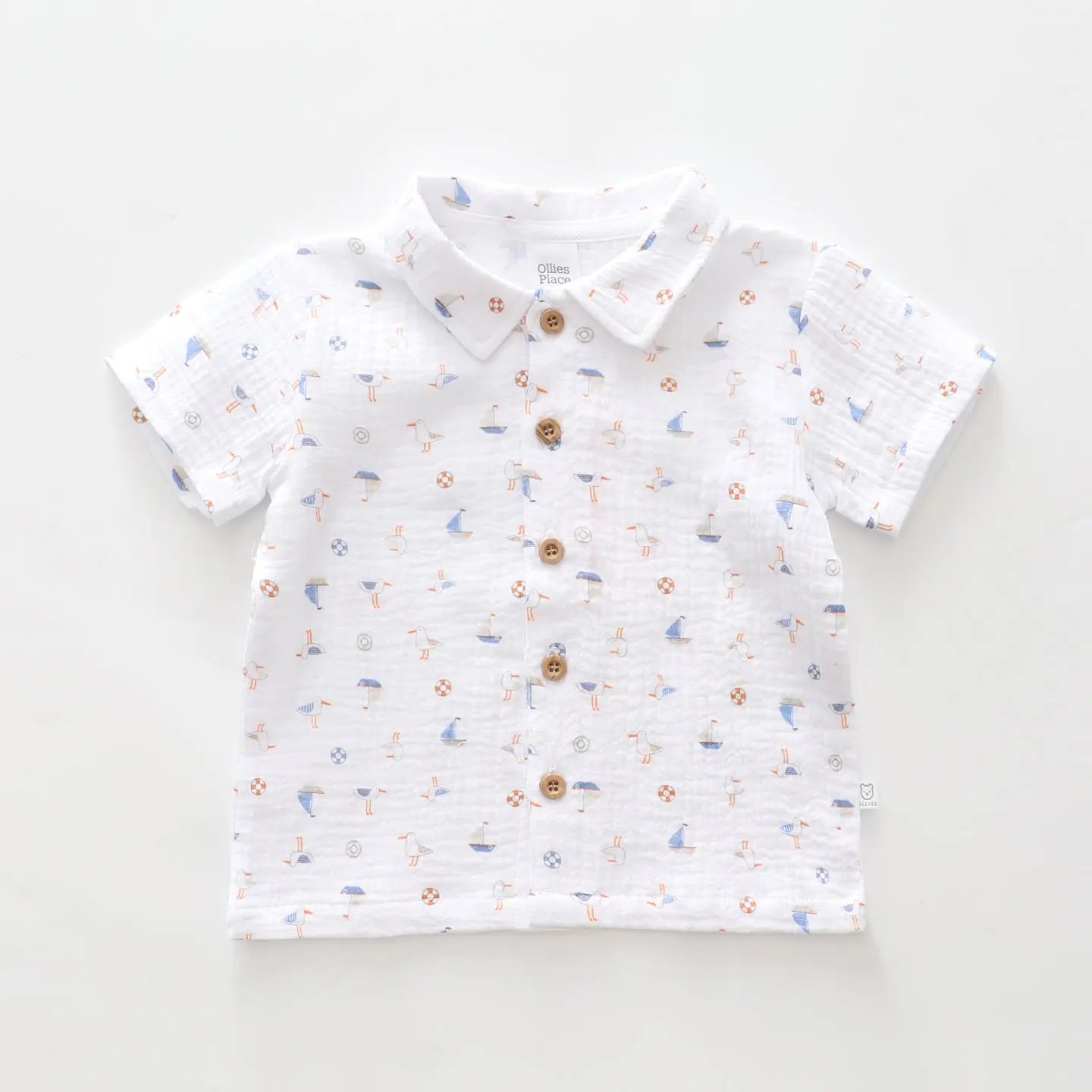 sailboat-cheesecloth-collared-shirt Ollies Place