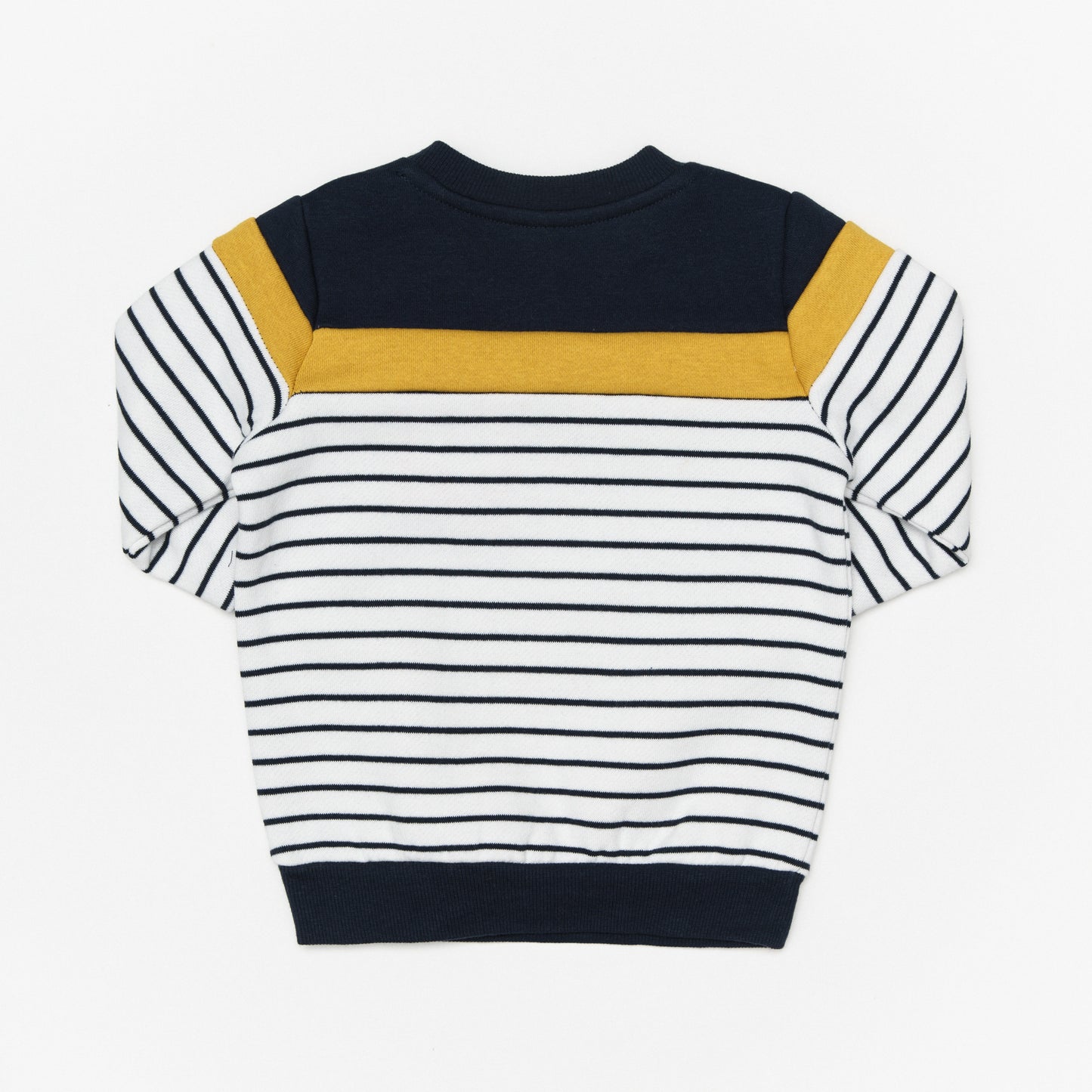 Varsity Kid Navy Striped Sweater Top - Toddler Boy