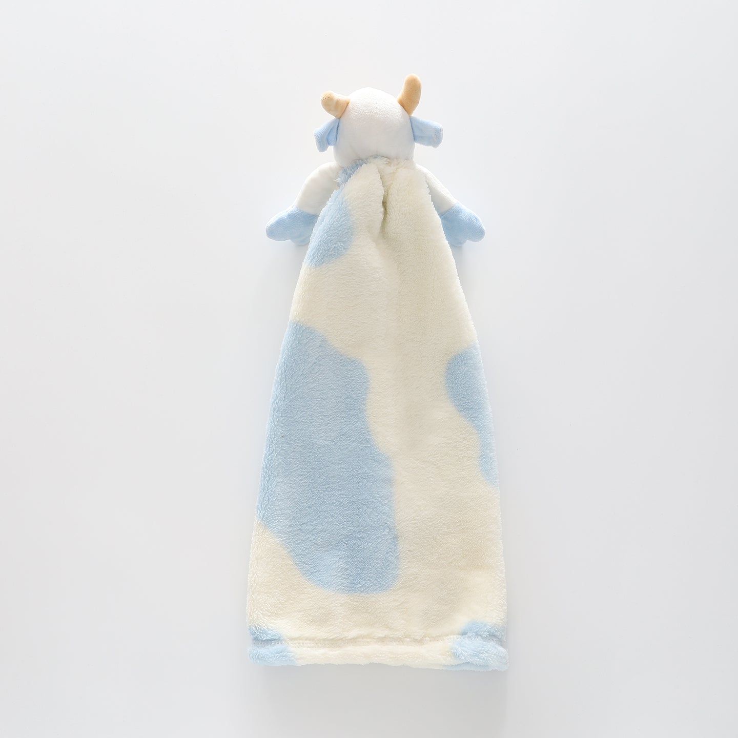 Baby Comforter Toy Blue And Cream Cow