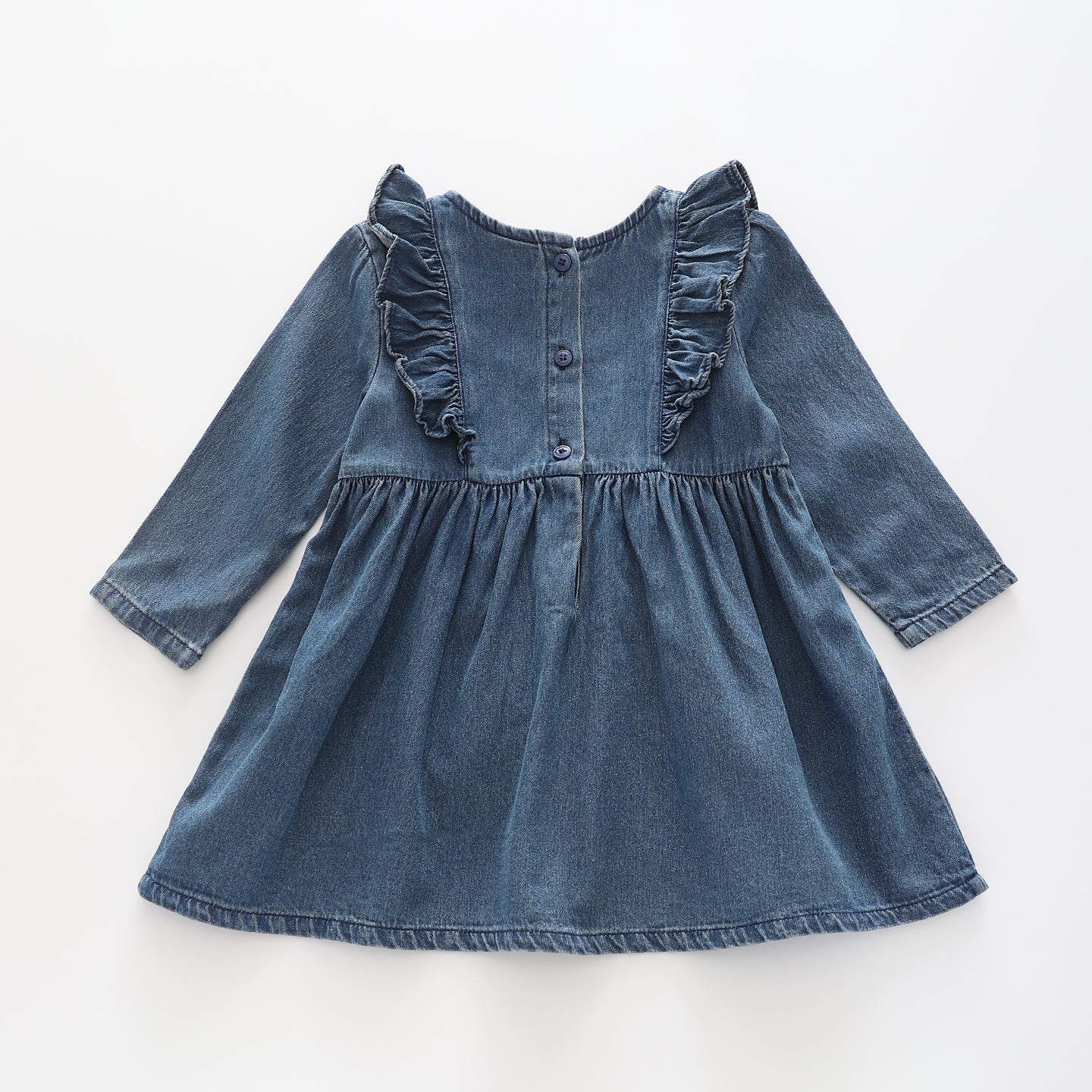 Mothercare Girls Half sleeves Denim Dress - Blue : Amazon.in: Clothing &  Accessories